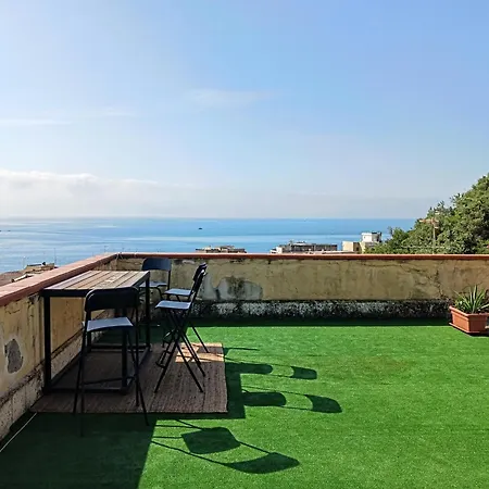 Mungi Bay, Flat With Sea View Roof Top Terrace Giardini Naxos Exterior photo